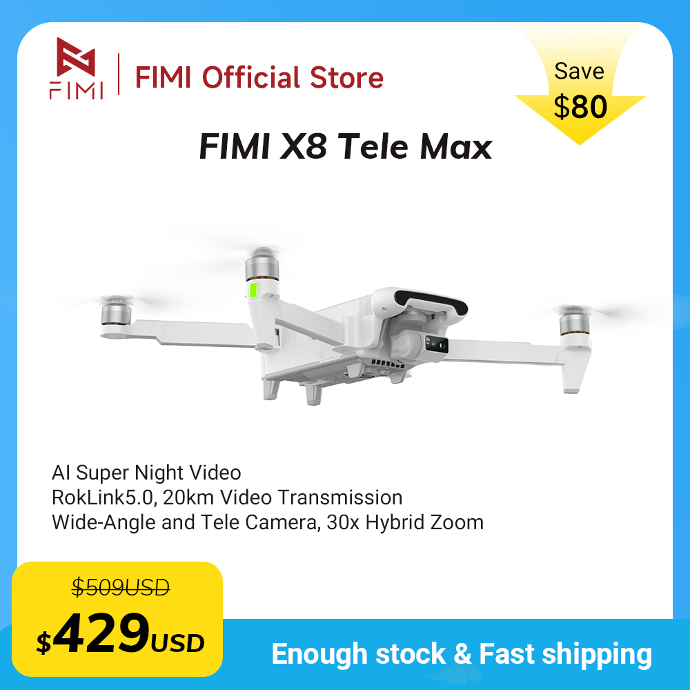 Drone Thermal Imaging - โดรน FIMI X8 Tele Max รุ่นใหม่