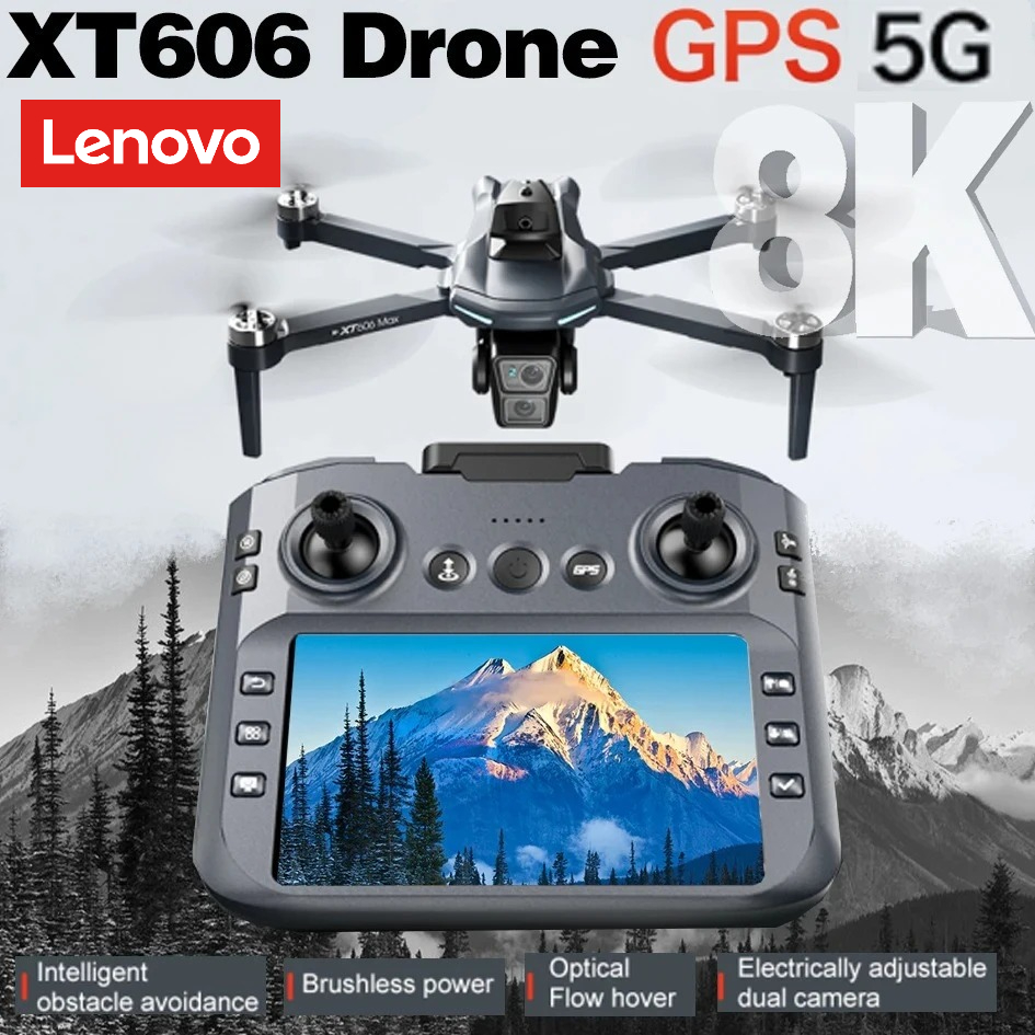 Drone Surveying - โดรน Lenovo XT606 ระดับมืออาชีพ กล้อง 8K