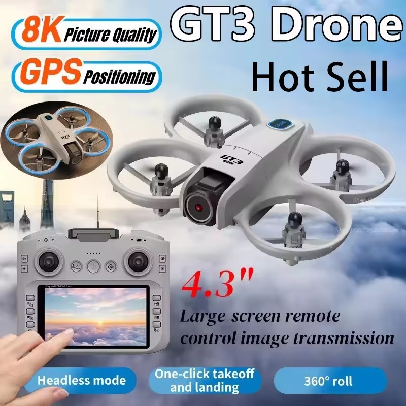 Drone Multispectral - โดรนรุ่นใหม่ GT3 8K GPS WIFI ระดับมืออาชีพ