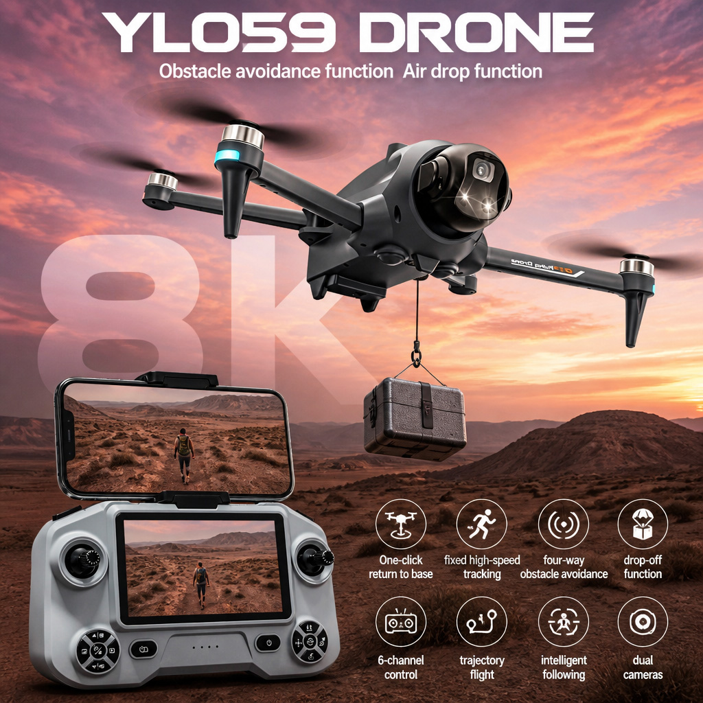 Drone Surveying - โดรน Potensic ระบบ GPS กลับอัตโนมัติ หลบหลีกสิ่งกีดขวาง