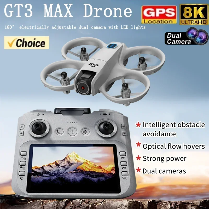 Drone Cinematic - 2026 NEW GT3 Mini พร้อมโดรนพับได้ LED