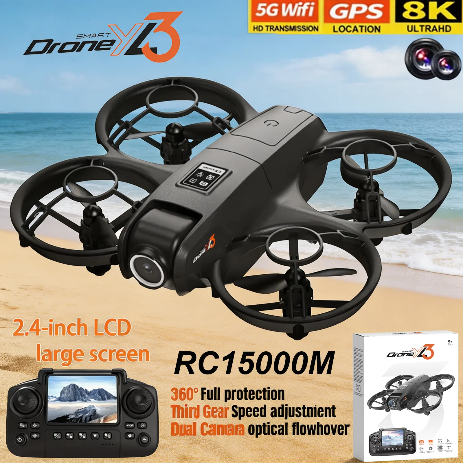 Drone Surveying - โดรน YL3 RC รุ่นใหม่ 8K 1080P