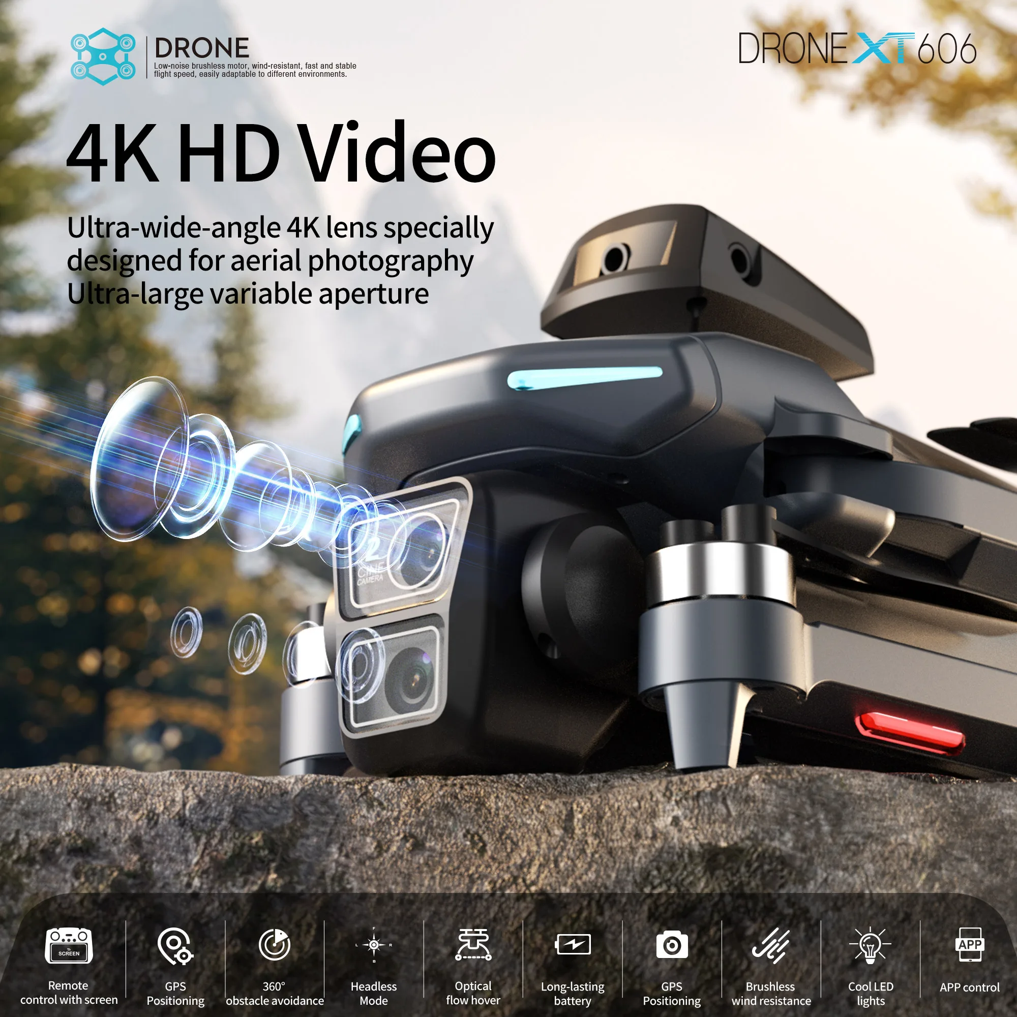 โดรน Lenovo XT606 MAX GPS 4k ร - Drone Surveying บทวิจารณ์และราคา