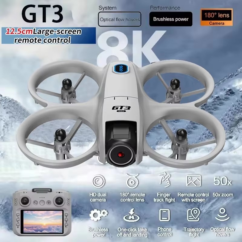 โดรนรุ่นใหม่ GT3 8K GPS WIFI ร - Drone Multispectral บทวิจารณ์และราคา