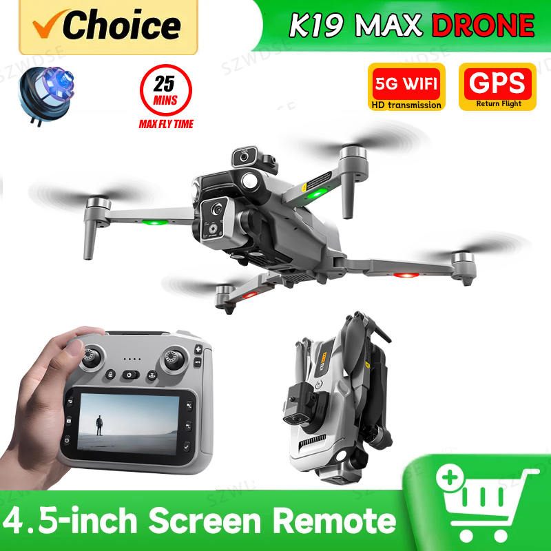 โดรน 2026 K19 MAX GPS พร้อมกล้ - Drone Photogrammetry บทวิจารณ์และราคา