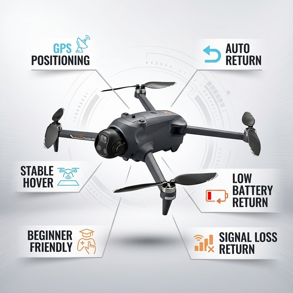 โดรน Potensic ระบบ GPS กลับอัต - Drone Surveying บทวิจารณ์และราคา