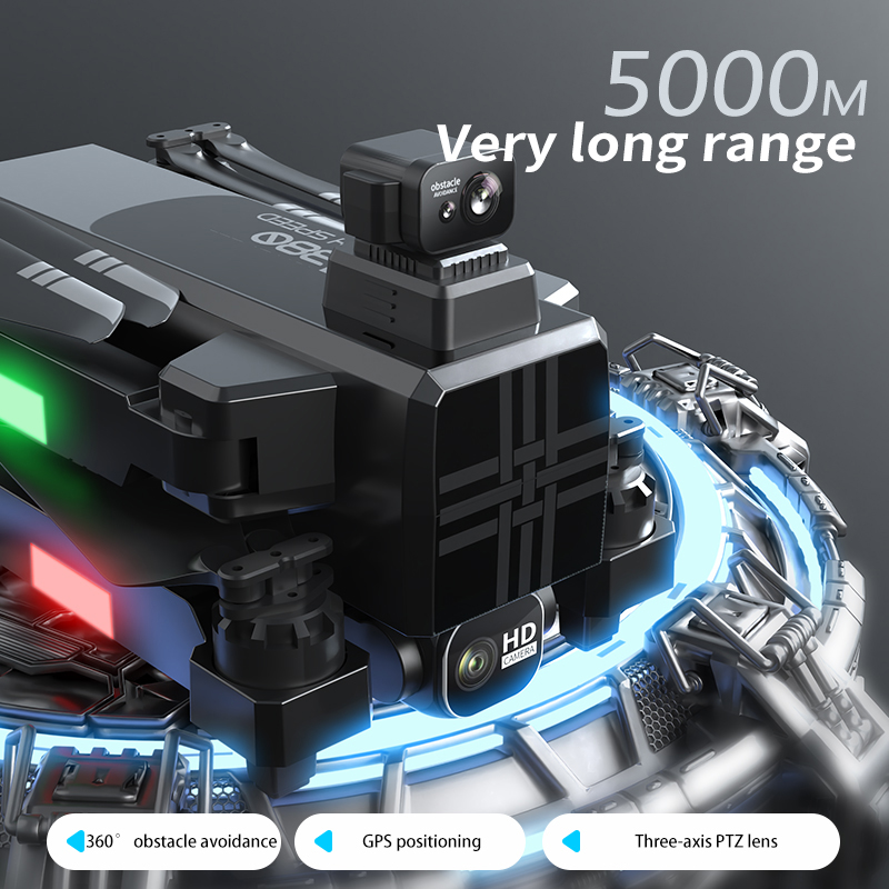 โดรน A380 4K HD สามแกนกันสั่นแ - Drone Cinematic บทวิจารณ์และราคา